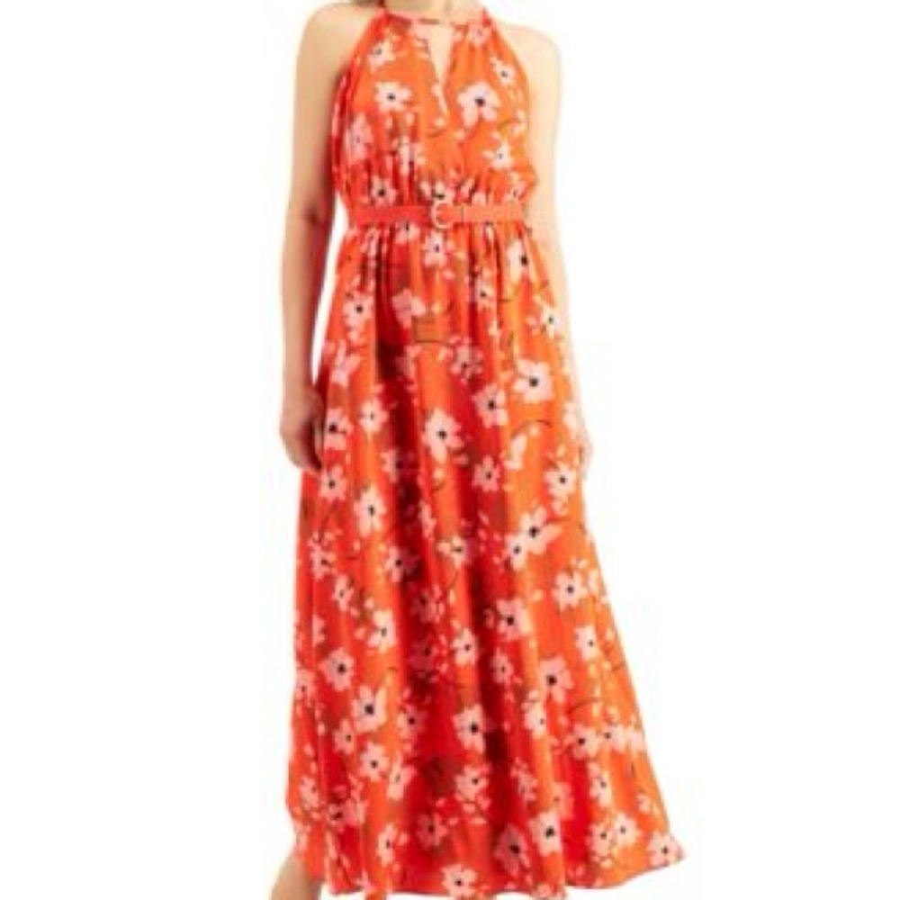 Donna Karan Maxi Dress with Belt